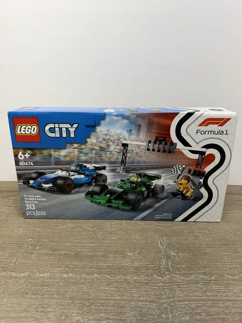 LEGO City Formula 1 F1 Grid with VCARB & Sauber Race Cars Toy 60474
