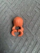 LEGO - Minifig, Hair Is Long and Braided on Right (Red Harrington) - Orange