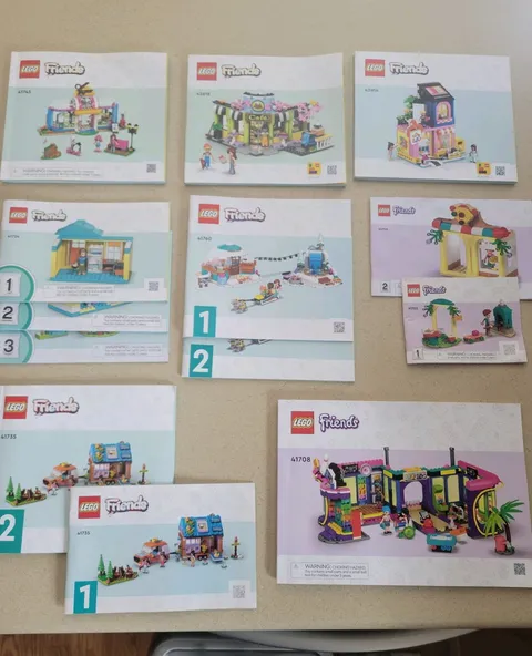 LEGO Friends Lot of 13 Instruction Manuals ONLY