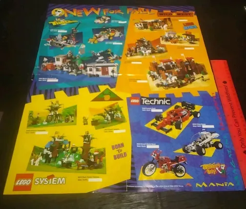 ⭐Lego Mania Fall 1996 Large Poster⭐