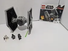 LEGO Star Wars Imperial TIE Fighter 75300  100% Complete w/ Manual & Minifigs