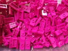 Lego 15573 Magenta Qty 193 NEW Plate, Modified 1 x 2 with 1 Studwith Groove