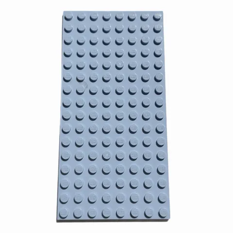 LEGO Light Blue 8 X 16 STUD Baseplate 2.5” X 5” PIECE #3865 92438 Brick Building