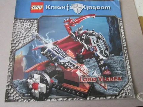 Lego Building Instructions Instruction 8702 Knights Kingdom Lord Valdek