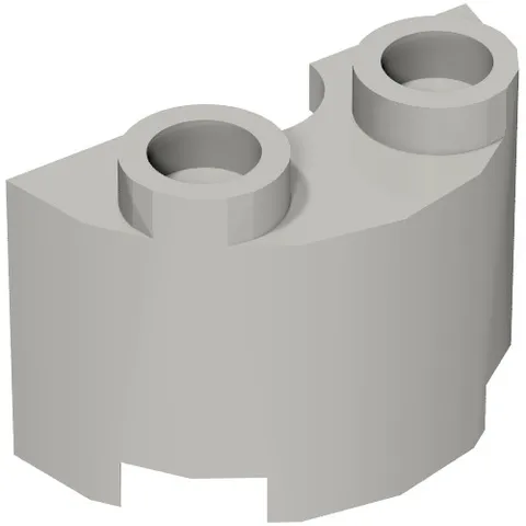 5x LEGO® Part 68013 - Cylinder Half 1 x 2 x 1