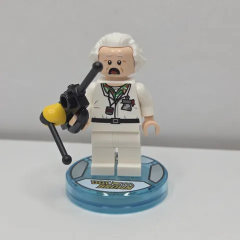 LEGO Dimensions Back to the Future Doc Brown Minifigure - dim015 - Set 71230