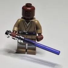 Lego Star Wars Minifigure Mace Windu sw0889 75199 Purple Lightsaber