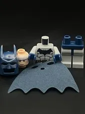 Lego Batman 1 Bat022 Light Blueish Gray Suit Blue Mask 7786 7787 New Unassembled