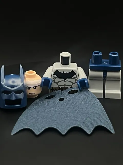 Lego Batman 1 Bat022 Light Blueish Gray Suit Blue Mask 7786 7787 New Unassembled