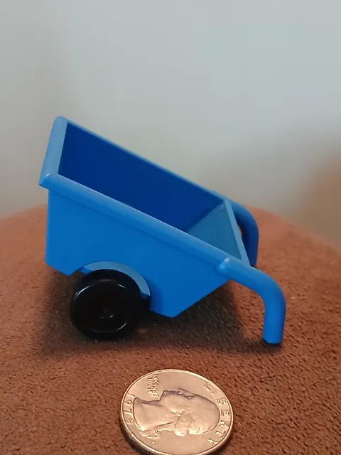 Lego Duplo blue wheelbarrow Bob the builder construction Wheel Barrel