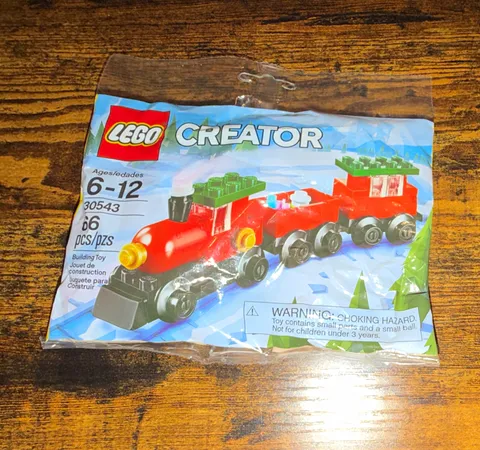 LEGO Creator Seasonal Christmas Train 30543 Polybag Set 66pcs Ages 6-12