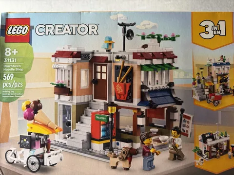 LEGO Creator 3 in 1 31131 Downtown Noodle Shop Complete Set 569 Pieces