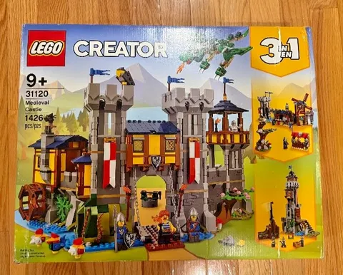 new and Sealed -- RETIRED Lego Creator 3-in-1 Medieval Castle 2021  (#31120)