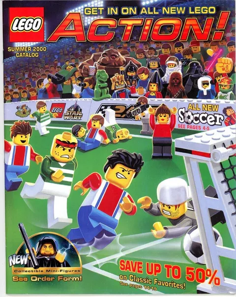 Lego Catalog Summer 2000 MLS Soccer Star Wars Castles Monster Racing