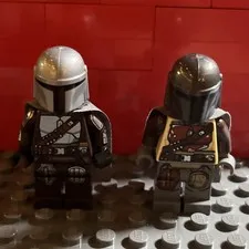 Lego Star Wars The Mandolorian Old AND New Minifigure