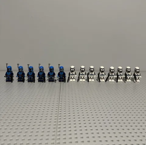 LEGO Star Wars Mandalorian night owl & imperial commando troopers minifigs lot