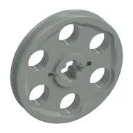 LEGO Part 4185 - Light Gray Technic Wedge Belt Wheel [aka Pulley]