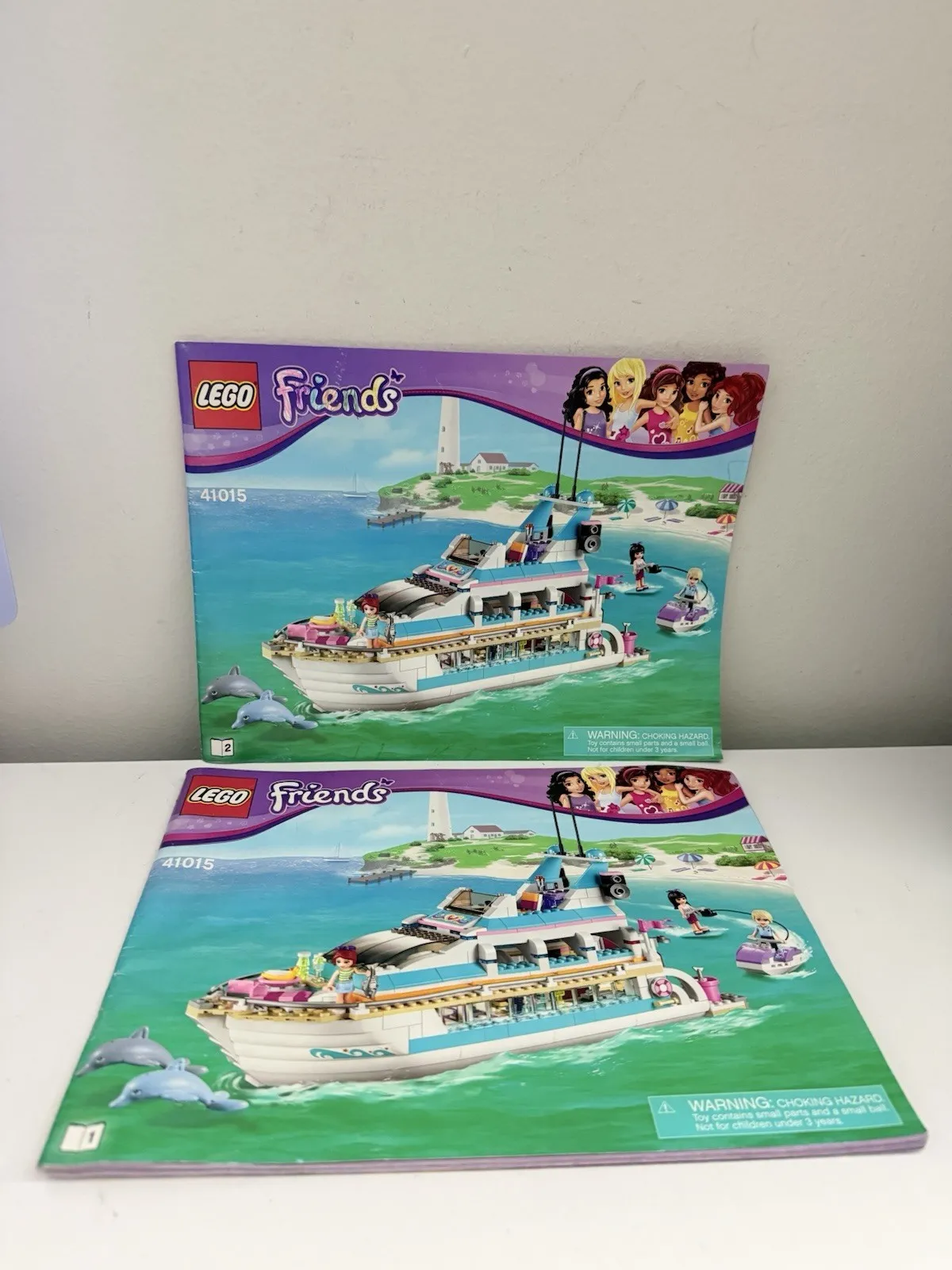 LEGO® Friends 41015 Dolphin Cruiser Instruction Manuals Only!