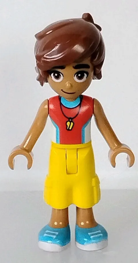 LEGO Friends Minifigure Leo Boy Lifeguard Summer Beach Ocean