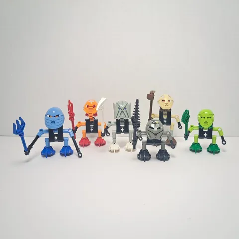 2001 LEGO Bionicle TURAGA All Six Village Elders of Mata Nui  (8540 - 8545)