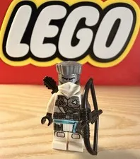 Lego Ninjago The Island Zane Minifigure With Accessories 