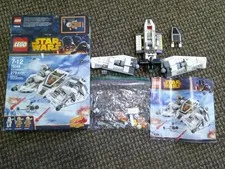 LEGO Star Wars 75049 Snowspeeder Minifigures, Manual & Box Retired  Complete ??