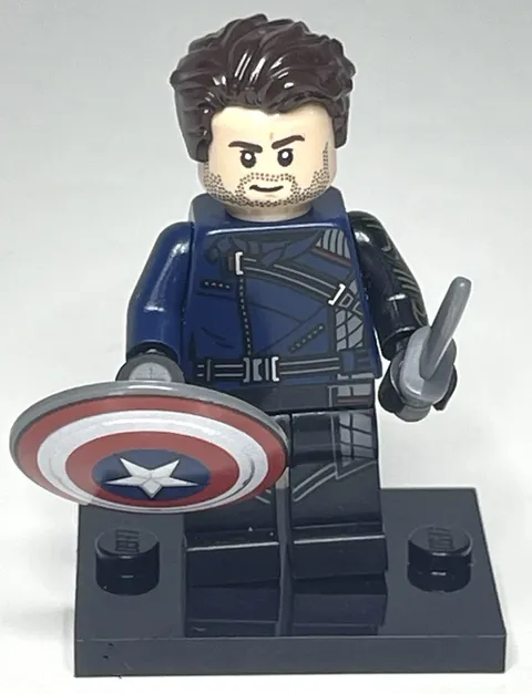 Lego COLMAR04 Winter Soldier (Minifigure, 71031, Marvel CMF Series 1, 2021)