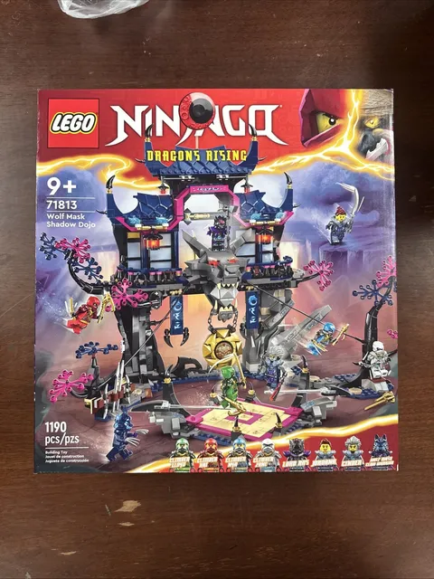 LEGO NINJAGO Wolf Mask Shadow Dojo Building Set 71813 - Brand New & Sealed !