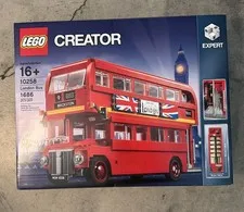 LEGO London Bus 10258 Complete Set 1686 pcs Box Creator Expert Vehicle