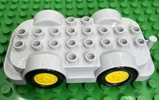 Lego Duplo Truck Bus Van Base 4x8 fenders Gray yellow wheels