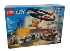 Lego City 93 pcs Fire Helicopter Response #60248 Building Toy
