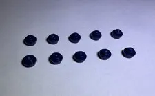 Lego Lot Of 10 Earth Blue Round 1x1 Plates Plate New City