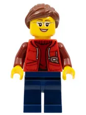 Deep Sea Submariner Female, Reddish Brown Hair - Used LEGO