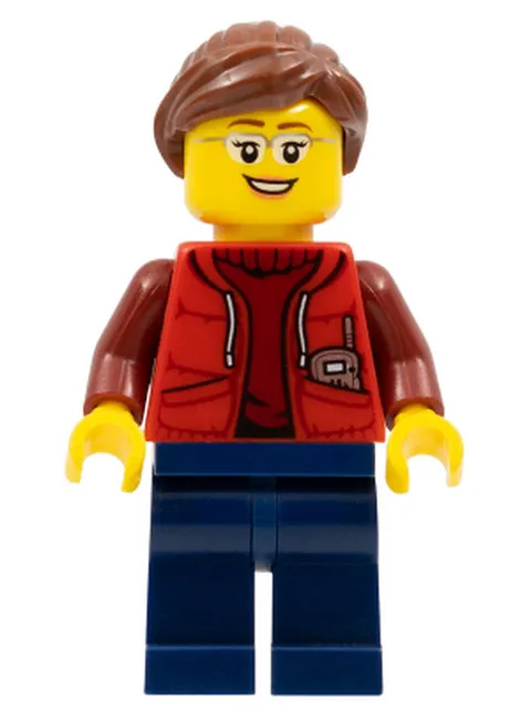 Deep Sea Submariner Female, Reddish Brown Hair - Used LEGO