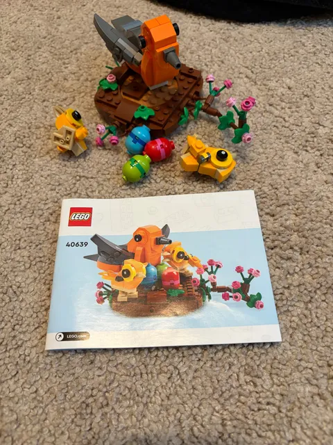 Lego Seasonal Set # 40639 ~ Bird's Nest ~ Retired ~ No Box