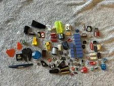 Lego Vintage & more Printed Pieces Part Tiles & Bricks Lot