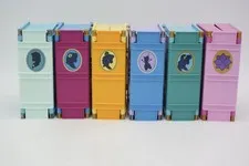 Lot 6 LEGO Disney Storybook Adventures EMPTY BOOK CASES ONLY Ariel Elsa Belle