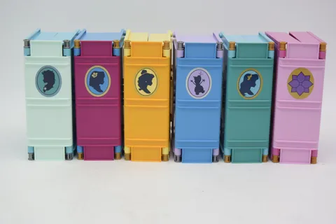 Lot 6 LEGO Disney Storybook Adventures EMPTY BOOK CASES ONLY Ariel Elsa Belle