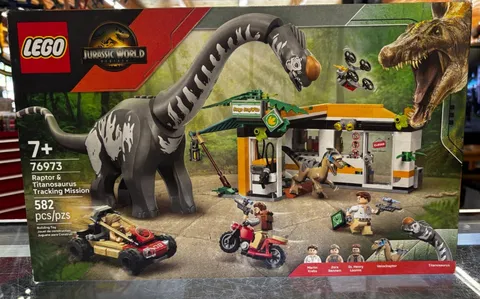 LEGO Jurassic World Raptor & Titanosaurus Tracking Mission (76973) - NEW SEALED