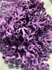 LEGO- NEW- #2423- LAVENDER-PLANT LEAVES 4 X 3 -10 PIECES