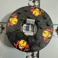 Lego Ninjago Spinner Turntable 92549c02pb02 Orange Red Black Spinjitzu