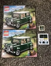 LEGO CREATOR 10242 Mini Cooper Expert Instruction Manuals With Stickers