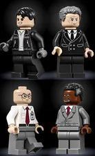 LEGO 21369 X-Files A Krycek, C Busch, W Skinner & Mr. X Minifigure In-Hand, New