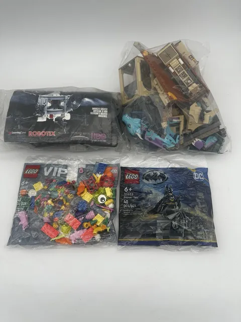 Lot Of 4 Lego (3) -1 Is Used. Batman, Harry Potter Robotix - 1 Games Collectors