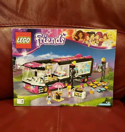 LEGO Friends Pop Star Tour Bus 41106 Instruction Guide BOOK 2 MANUAL ONLY