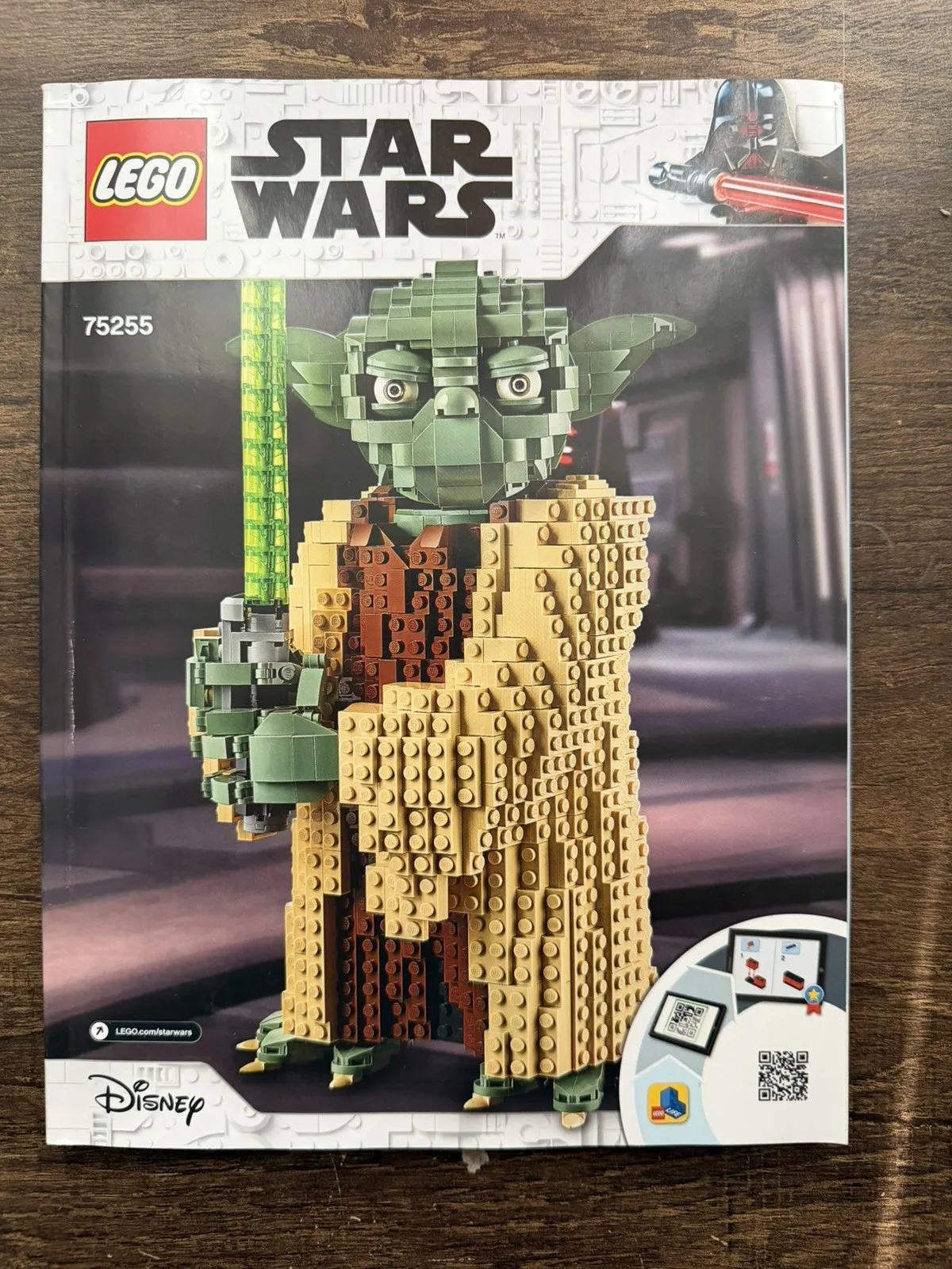 LEGO Star Wars Yoda 75255 Instruction Manual 2019 Building Guide Booklet