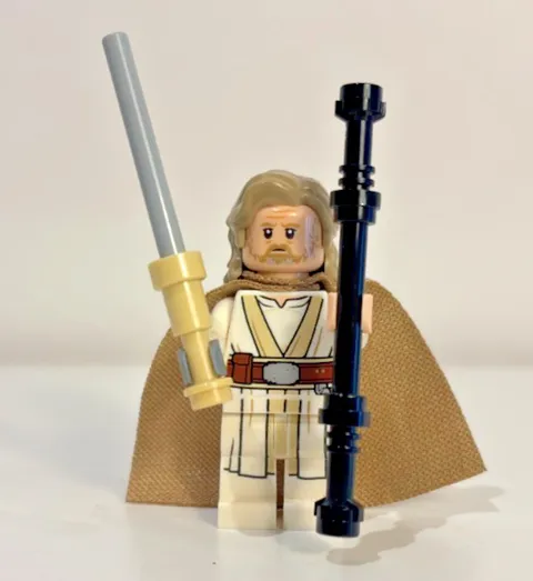 LEGO Star Wars Luke Skywalker Old Jedi Master Minifigure sw0887 – Set 75200
