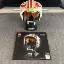 LEGO Star Wars 75327 Luke Skywalker Red Five Helmet Built Set With Instructions!