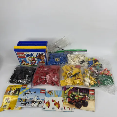 2 Pounds LEGO Pieces Bulk Mixed Bricks LOT Vintage 90s Bricks Tote Pieces