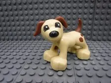 1x Lego Duplo Animal Dog Beige Dots Light Brown Zoo Farm 4499467 1396pb01